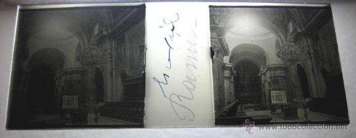 Fotografia antica: ANTIGUA FOTOGRAFIA DEL MONASTERIO EL  ESCORIAL - EN CRISTAL - MIDE 10,7 X 4,4 CMS