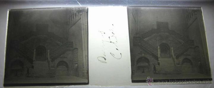 Fotografia antiga: ANTIGUA FOTOGRAFIA DE LA CATEDRAL DE BURGOS - EN CRISTAL - MIDE 10,7 X 4,4 CMS