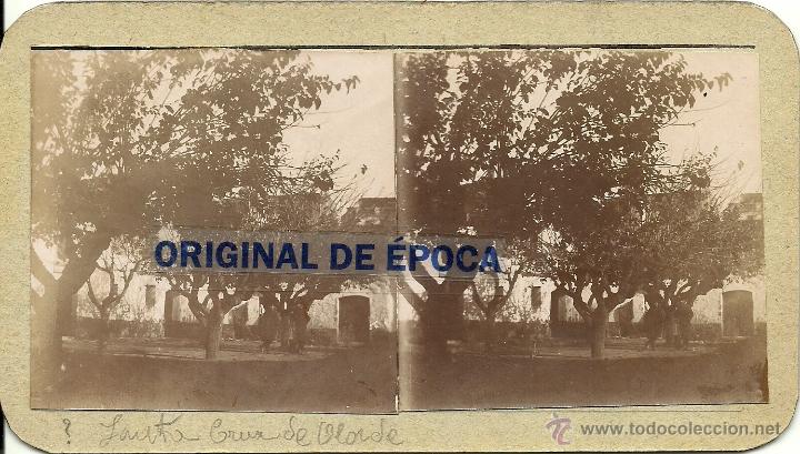 Fotografia antiga: (ES-114)FOTOGRAFIA ESTEREOSCOPICA DE SANTA CREU DE OLERDOLA???