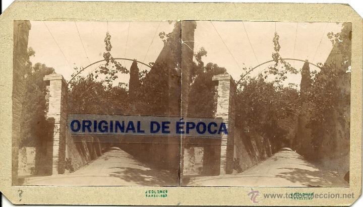 Fotografia antiga: (ES-112)FOTOGRAFIA ESTEREOSCOPICA DE SANTA CREU DE OLERDOLA???