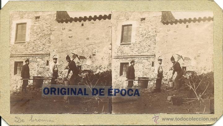 Photographie ancienne: (ES-105)FOTOGRAFIA ESTEREOSCOPICA DE SANTA CREU DE OLERDOLA???