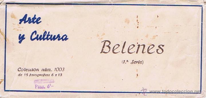 Fotografia antiga: VISTAS ESTEREOSC&Oacute;PICAS - ARTE Y CULTURA - BELENES (1&ordf; SERIE) - COLECCI&Oacute;N N&ordm; 1003 DE 15 FOTOGRAF&Iacute;AS.