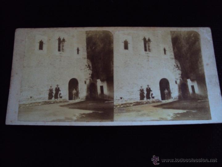 Fotografia antiga: (ES-501)FOTOGRAFIA ESTEREOSCOPICA DE SAN MIGUEL DEL FAY  L&acute;HOSTAL A&Ntilde;O 1903