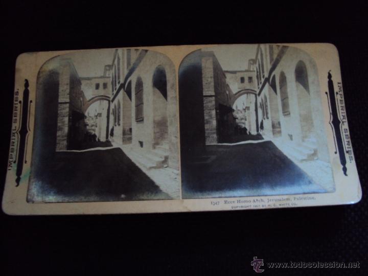 Fotografia antica: (ES-512)FOTOGRAFIA ESTEREOSCOPICA DE JERUSALEM,PALESTINA