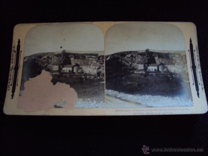 Fotografia antica: (ES-514)FOTOGRAFIA ESTEREOSCOPICA DE JERUSALEM,PALESTINA