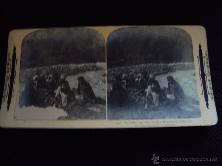 Fotografia antica: (ES-515)FOTOGRAFIA ESTEREOSCOPICA DE JERUSALEM,PALESTINA