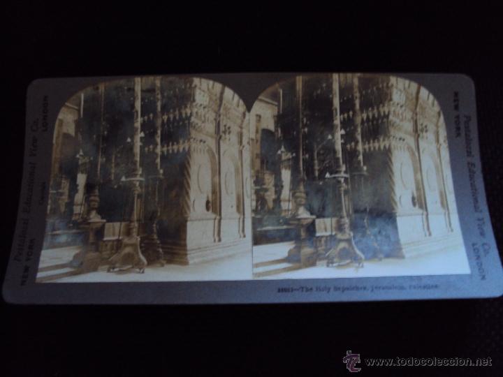Fotografia antica: (ES-519)FOTOGRAFIA ESTEREOSCOPICA DE JERUSALEM,PALESTINA