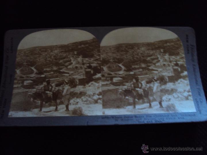 Fotografia antica: (ES-526)FOTOGRAFIA ESTEREOSCOPICA DE JERUSALEM,PALESTINA