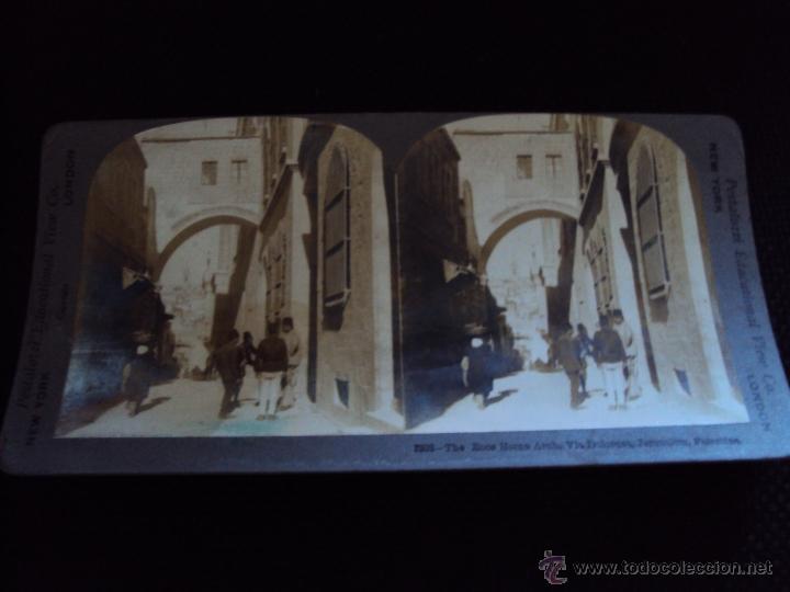 Fotografia antica: (ES-528)FOTOGRAFIA ESTEREOSCOPICA DE JERUSALEM,PALESTINA