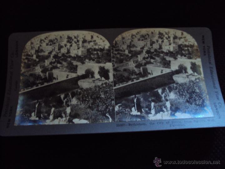 Fotografia antica: (ES-530)FOTOGRAFIA ESTEREOSCOPICA DE JERUSALEM,PALESTINA