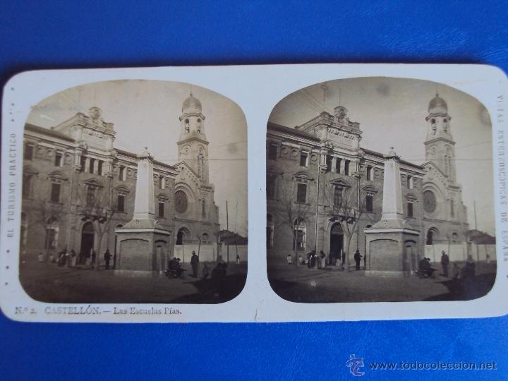 Fotografia antica: (ES-506)FOTOGRAFIA ESTEREOSCOPICA DE CASTELLON-LAS ESCUELAS PIAS