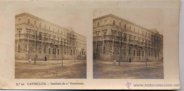 Fotografia antiga: CASTELL&Oacute;N.- INSTITUTO DE 2&ordf; ENSE&Ntilde;ANZA