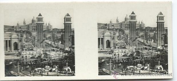 Fotografia antiga: 60 vistas estereoscopicas, chocolates Solsana,Serie II, Espa&ntilde;a y sus bellezas, Catalu&ntilde;a