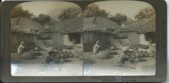 Fotografia antiga: vista estereoscopica, India, 1901.