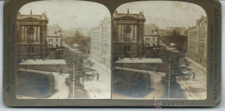 Fotografia antiga: vista estereoscopica, Cristiana, Noruega, 1902