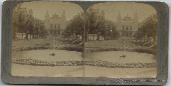 Fotografia antiga: vista estereoscopica Monte-Carlo, 1902