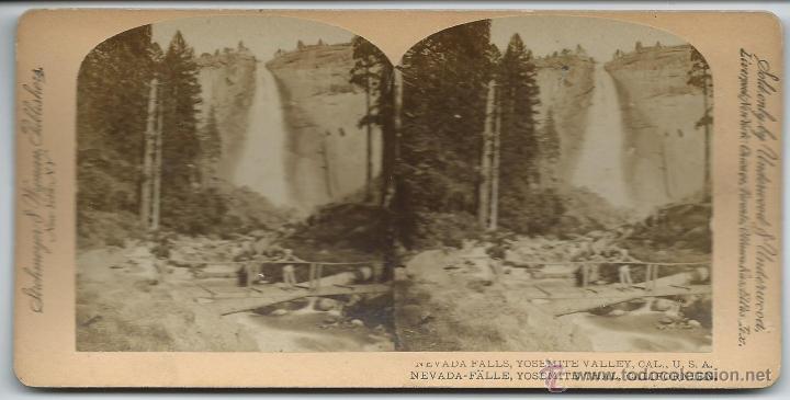 Fotografia antiga: vista estereoscopica Nevada, 1910