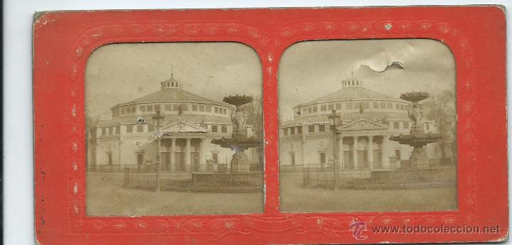 Fotografia antiga: vista estereoscopica Paris, 1870.