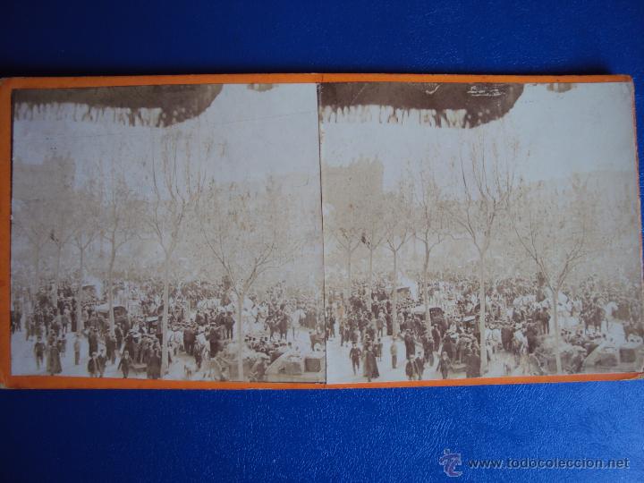 Fotografia antica: (ES-603)FOTOGRAFIA ESTEREOSCOPICA DE BARCELONA-