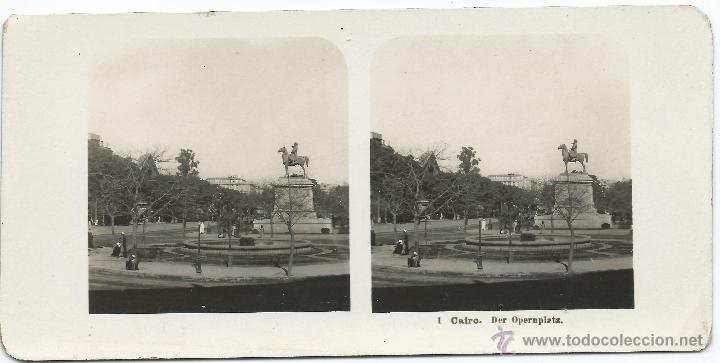 Fotografia antica: 29 vistas estereoscopicas El Cairo, Egipto, 1906