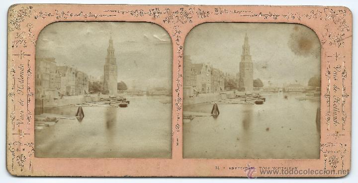 Fotografia antica: 5 vistas estereoscopicas Holanda, 1900.