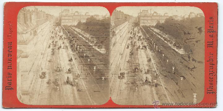 Fotografia antica: 28 vistas estereoscopicas Paris, 1900.