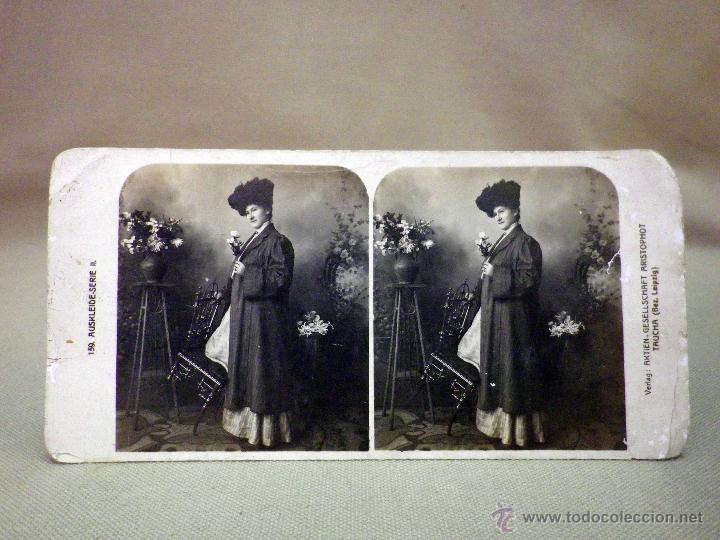 Antique Photography: FOTOGRAFIA, FOTO ESTEREOSCOPICA, AUSKLEIDE, SERIE II, TAUCHA