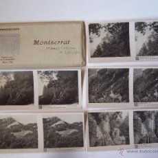 Fotografía antigua: ESTUCHE CON 15 VISTAS ESTEROSCÓPICAS DE MONSERRAT. Nº 1.J. CODINA FOTÓGRAFO CATALAN. 1925. RELLEV.