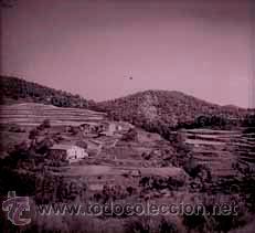 Fotograf&iacute;a antigua: Catalunya. Masia. Posiblemente zona de Vallgorgina. c. 1922