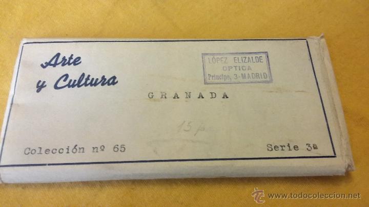 Fotografia antiga: VISTAS ESTEREOSCOPICAS- 15 VISTAS DE GRANADA. COLECCION N&ordm; 65 SERIE 3&ordm;