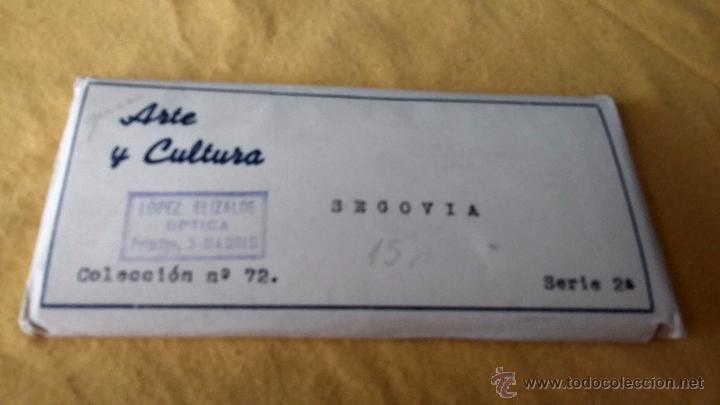 Fotografia antiga: VISTAS ESTEREOSCOPICAS- 21 VISTAS DE SEGOVIA COLECCI&Oacute;N N&ordm; 72 SERIE 2&ordm;