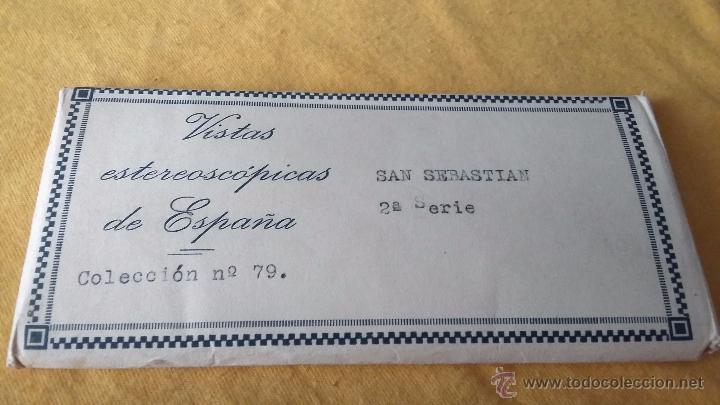 Antique Photography: VISTAS ESTEREOSCOPICAS- 15 VISTAS DE SAN SEBASTIAN. COLECCION N&ordm; 79 SERIE 2&ordm;