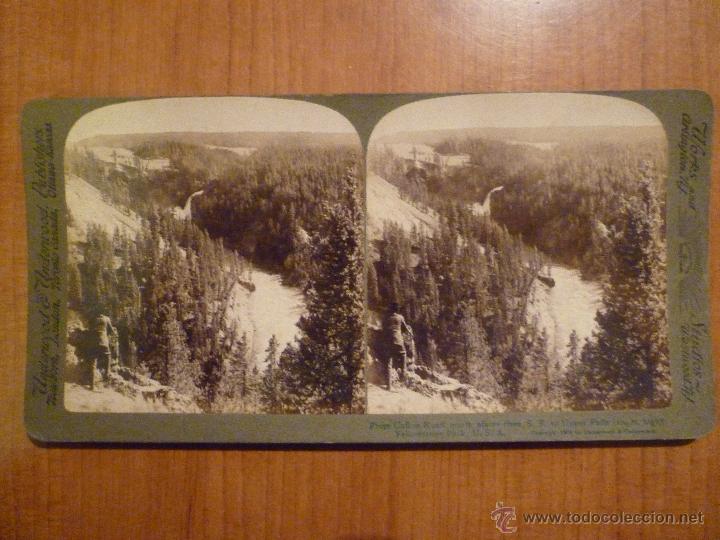 Fotografia antica: FOTOGRAFIA ESTEREOSCOPICA  DE YELLOWSTONE A&Ntilde;O 1904 UNDERWOOD & UNDERWOOD
