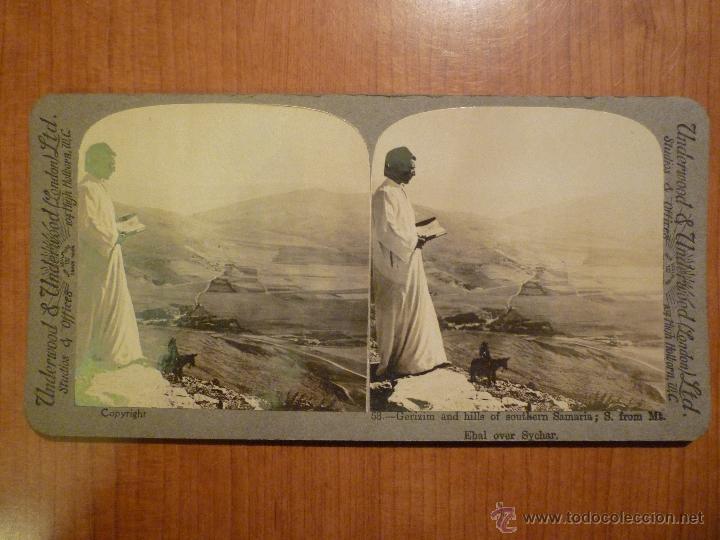 Fotografia antica: FOTOGRAFIA ESTEREOSCOPIA VISTA DE SAMARIA POR UNDERWOOD&UNDERWOOD