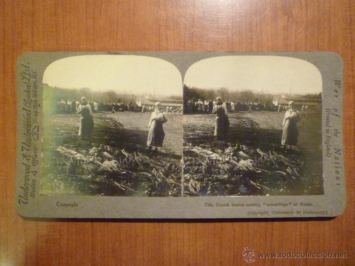 Fotografia antiga: FOTOGRAFIA ESTEREOSCOPICA DE TRABAJADORAS EN NANCY POR UNDERWOOD&UNDERWOOD