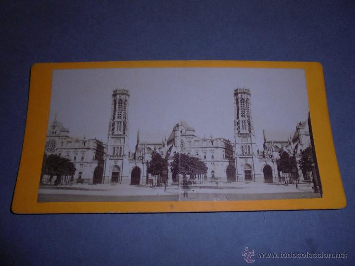 Fotograf&iacute;a antigua: PARIS - ANTIGUA ESTEREOSCOPICA - ST. GERMAIN  - 18X9 CM.