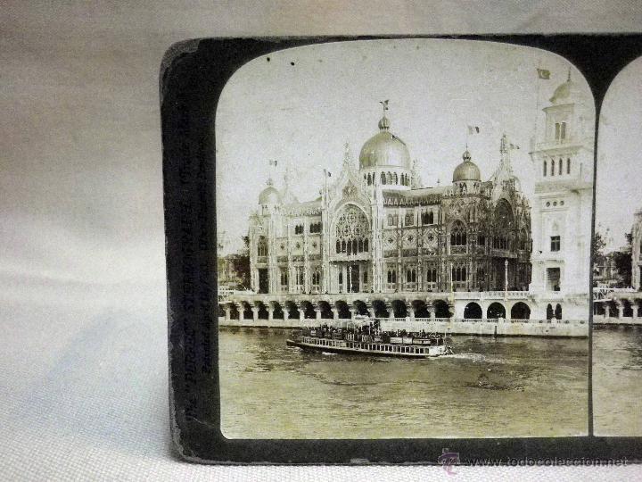 Fotograf&iacute;a antigua: ANTIGUA FOTOGRAFIA, ESTEREOSCOPICA, WHITE 10294, PABELLON ITALIA, EXPOSICION DE PARIS 1900