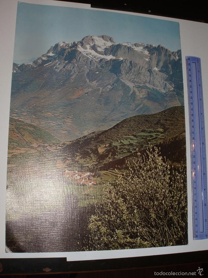 Photographie ancienne: FOTOGRAFIA LAMINA DE GRAN TAMA&Ntilde;O  PICOS EUROPA TOORE SALINA VALLE VALDEON  ASTURIAS 1985