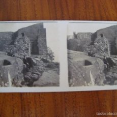 Fotografía antigua: FOTOGRAFÍA ESTEREOSCÓPICA ORIGINAL. CASTILLO DE L'EMPRUNYÀ. BARCELONA. 1924.. Lote 57575518