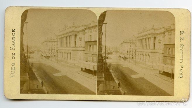 Fotografia antica: Estereosc&oacute;pica: vista Marsella. B.K. &Eacute;diteur Paris