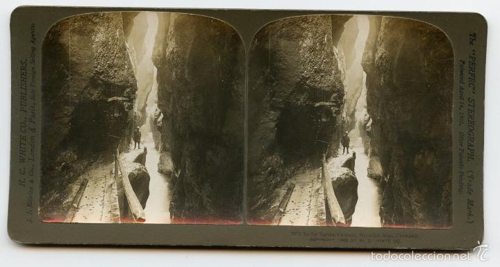 Fotografia antica: Estereosc&oacute;pica. Los Alpes, Alemania. H.C. White Co., PUBLISHERS. J. J. Killelea & Co., Londos & Pari