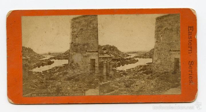 Antique Photography: Estereosc&oacute;pica. Cataratas, Egipto Eastern Series