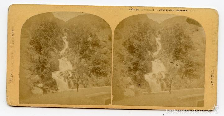 Fotografia antiga: Estereosc&oacute;pica: Monte Tourmalet, en los alrededores de Bagnerfs.  Views of the Pyrenees. Vues des Py