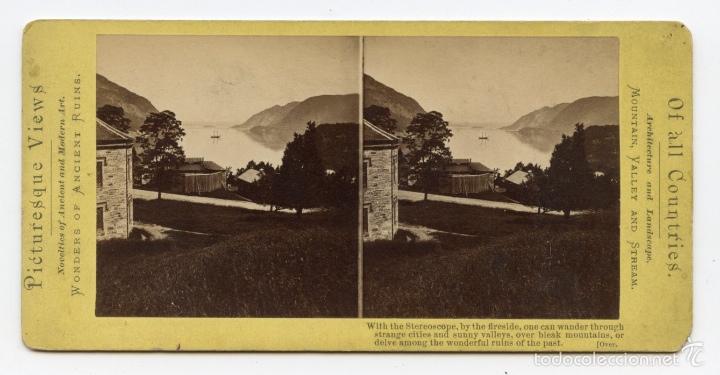 Fotografia antiga: Estereosc&oacute;pica: Picturesque views. Novelties of ancient and modern art. Wonders of ancient ruins.