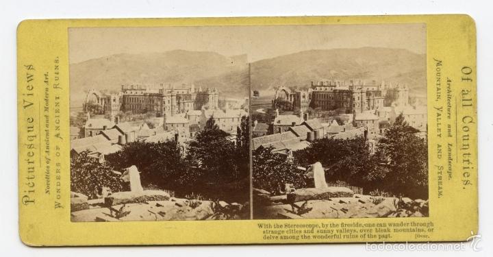 Fotografia antiga: Estereosc&oacute;pica: Picturesque views. Novelties of ancient and modern art. Wonders of ancient ruins.