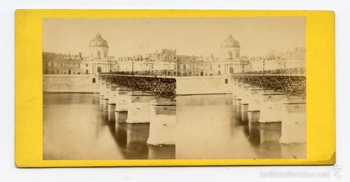 Fotografia antiga: Estereosc&oacute;pica: Puente y palacio.