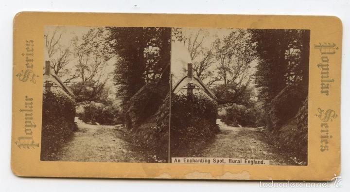Fotografia antiga: Escena rural, Inglaterra.  Popular Series.