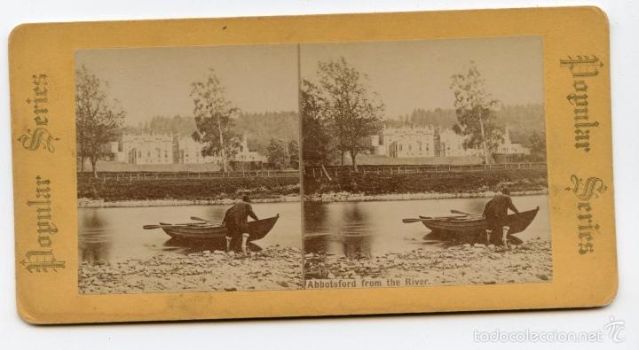 Fotografia antiga: Abbotsford desde el r&iacute;o.  Popular Series.