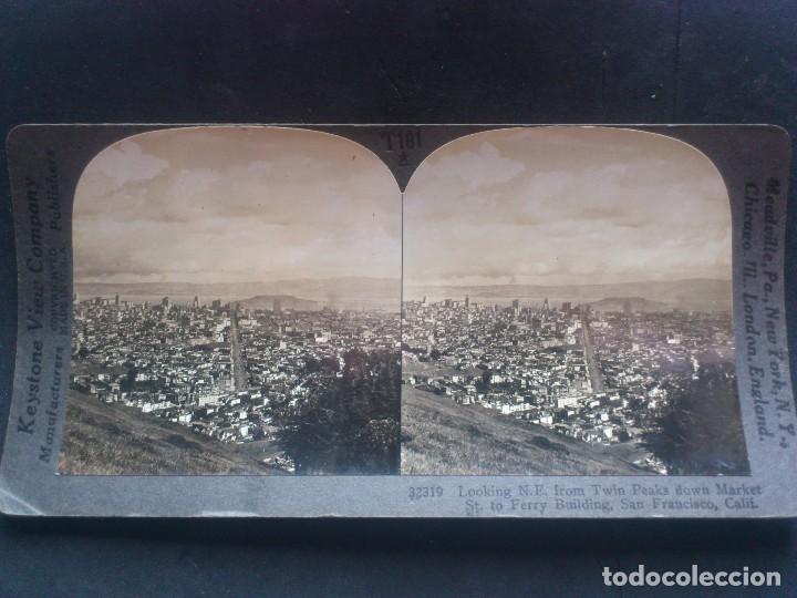 Fotografia antica: FOTOGRAFIA ESTEREOSCOPICA, KEYSTONE VIEW COMPANY, CIUDAD DE SAN FRANCISCO CALIFORNIA