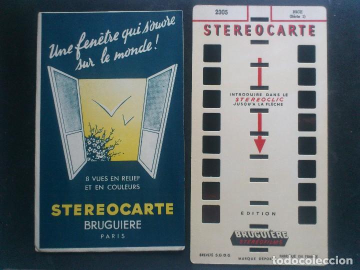 Photographie ancienne: VISTA ESTEREOSCOPICA - STEREOCARTE BRUGUIERE, NICE SERIE 1 - N&ordm; 2305